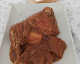 Foto del paso 8 de la receta: Pollo estofado con chocolate y yuca
