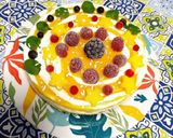 Foto del paso 13 de la receta: Cheesecake cebra 🦓 de mango 🥭 y coco 🥥