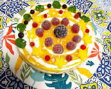 Foto del paso 13 de la receta: Cheesecake cebra 🦓 de mango 🥭 y coco 🥥