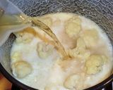 Karfiol krémleves recept, sajtos pirítóssal recept fázis 3 fotója