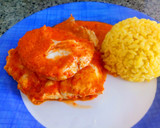 Foto del paso 7 de la receta: Merluza en salsa de pimiento rojo