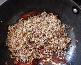 A picture of step 3 of Moth beans misal pav.