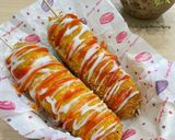 Foto langkah ke 5 dari resep CornDog Roti Tawar.