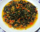 Foto langkah ke 4 dari resep Tumis daun singkong rebon.