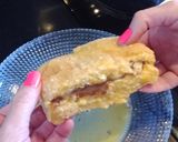A picture of step 2 of Dulce de Leche Stuffed Torrijas.