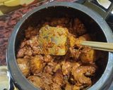 A picture of step 2 of Mutton aloo Curry desi style.