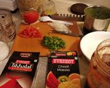 A picture of step 1 of Shev puri.