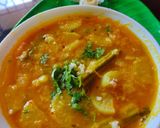 A picture of step 5 of Radish drumsticks sambar.