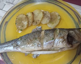 Foto del paso 8 de la receta: Dorada o lubina al horno con crema de salsa de pescado