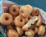 Foto langkah ke 8 dari resep Donat menul praktis tanpa telur.