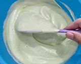 Foto langkah ke 3 dari resep Ogura Cake Pandan Soft Moist ala Ci Tintinrayner.
