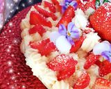 Une image de l'étape 10 de Tarte aux fraises 🍓 crème pâtissière mascarpone 😋 #mai.