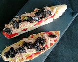 Foto del paso 8 de la receta: Tosta de melva con pimientos y berenjena