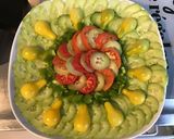 Une image de l'étape 6 de Salade de concombre, tomates, poivron et algues de Bretagne.