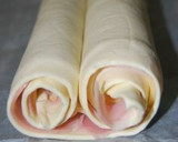 Foto del paso 1 de la receta: Palmeritas de hojaldre con queso y jamón