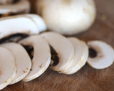 Foto del paso 2 de la receta: Risotto de peras con champiñones