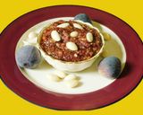 A picture of step 6 of Fig Almond Halwa.