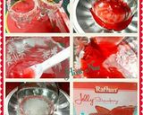 A picture of step 1 of Mango custard jelly juice.