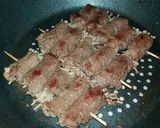 Hình bước làm 5 của món Bò cuộn nấm