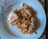 Rakott zöldbab (hús nélkül, gluténmentesen) recept fázis 3 fotója