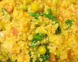A picture of step 5 of Veg Quinoa Pulao.