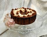Foto del paso 17 de la receta: 🎂🍫🍰 Chocotorta de cumpleaños!! 🍰 Chocotorta con drip de chocolate, ganache y crema - facilísima!! 🍰🍫
