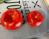 Une image de l'étape 1 de Salade de riz et fèves aux carottes, concombre et tomates.