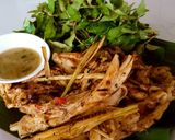 Hình bước làm 4 của món Nấm nướng chấm muối ớt