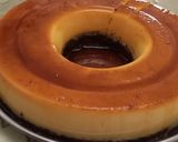 صورة لخطوة 7 من وصفة كيك قدرة قادر بالكريم كراميل الجاهز و دقيق الاسبونج🥮😋