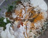 A picture of step 2 of Methi Thepla.