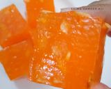 A picture of step 7 of Karachi halwa(jelly halwa).