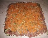 Cukkinibe göngyölt sajtos, répás vagdalthús 🥕 recept fázis 5 fotója