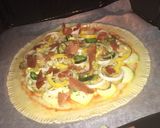Foto del paso 11 de la receta Pizza de hojaldre con verduras y jamón🍕