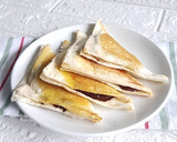 Foto langkah ke 4 dari resep French toast ovomaltine (roti panggang ovomaltine).
