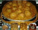 Foto del paso 10 de la receta Albóndigas de carne y espinacas, en salsa de verduras y brécol