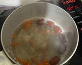 A picture of step 4 of Steamed Bird's Nest with Red Dates, Goji Berries, Dried Longan, Cordyceps, and Chia Seeds.