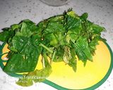 A picture of step 1 of Spinach with tomato paste (Salçalı Ispanak).