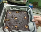 वालनटचॉकलेट ब्राउनी/walnut choclate whole wheat eggles brownie recipe in hindi) रेसिपी चरण 5 फोटो