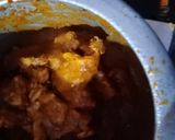 A picture of step 11 of Mutton masala curry.