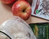 Foto del paso 1 de la receta: Mega galleta de harina de coco y manzana sin azúcares agregados ni edulcorantes 🍎