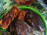 Mujair vs tahu goreng bakar