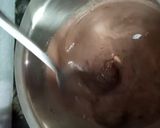 A picture of step 1 of Oreo brownie.