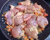 Foto del paso 2 de la receta: Pollo con zanahoria a la mostaza