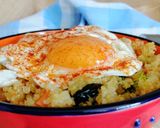 Foto del paso 12 de la receta: Bowl de quinoa con verduras y huevo