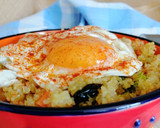 Foto del paso 12 de la receta: Bowl de quinoa con verduras y huevo
