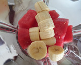 Foto del paso 1 de la receta: Smoothie de sandía y plátano