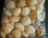 A picture of step 3 of Corn Puri Chat.