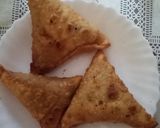 A picture of step 8 of Green gram(pojo) samosas.