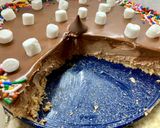 A picture of step 7 of Nutella Cheesecake.