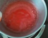 A picture of step 6 of Mango flavour fruit and jelly custard.